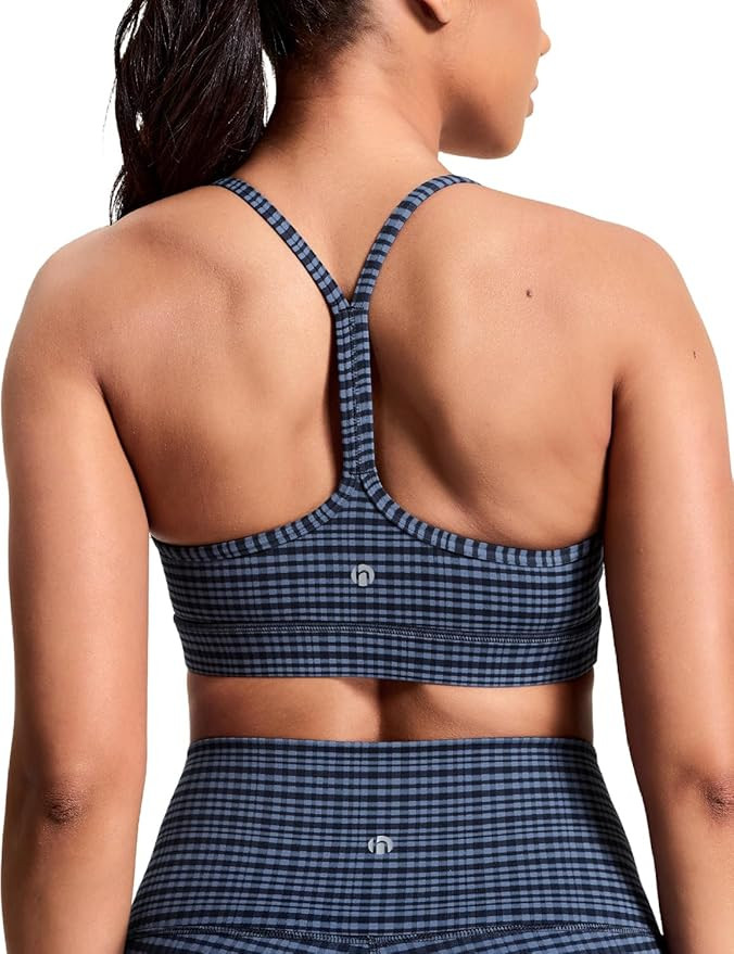 HeyNuts to Freest Womens Y Back Sports Bra, Spaghetti Strap Racerback Low Impact Workout Yoga Top... | Amazon (US)