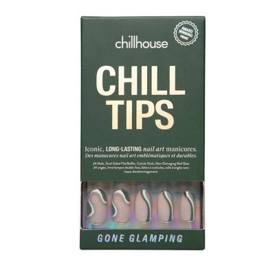 Chillhouse Chill Tips Fake Nails - Design Studio - Gone Glamping - 24ct | Target