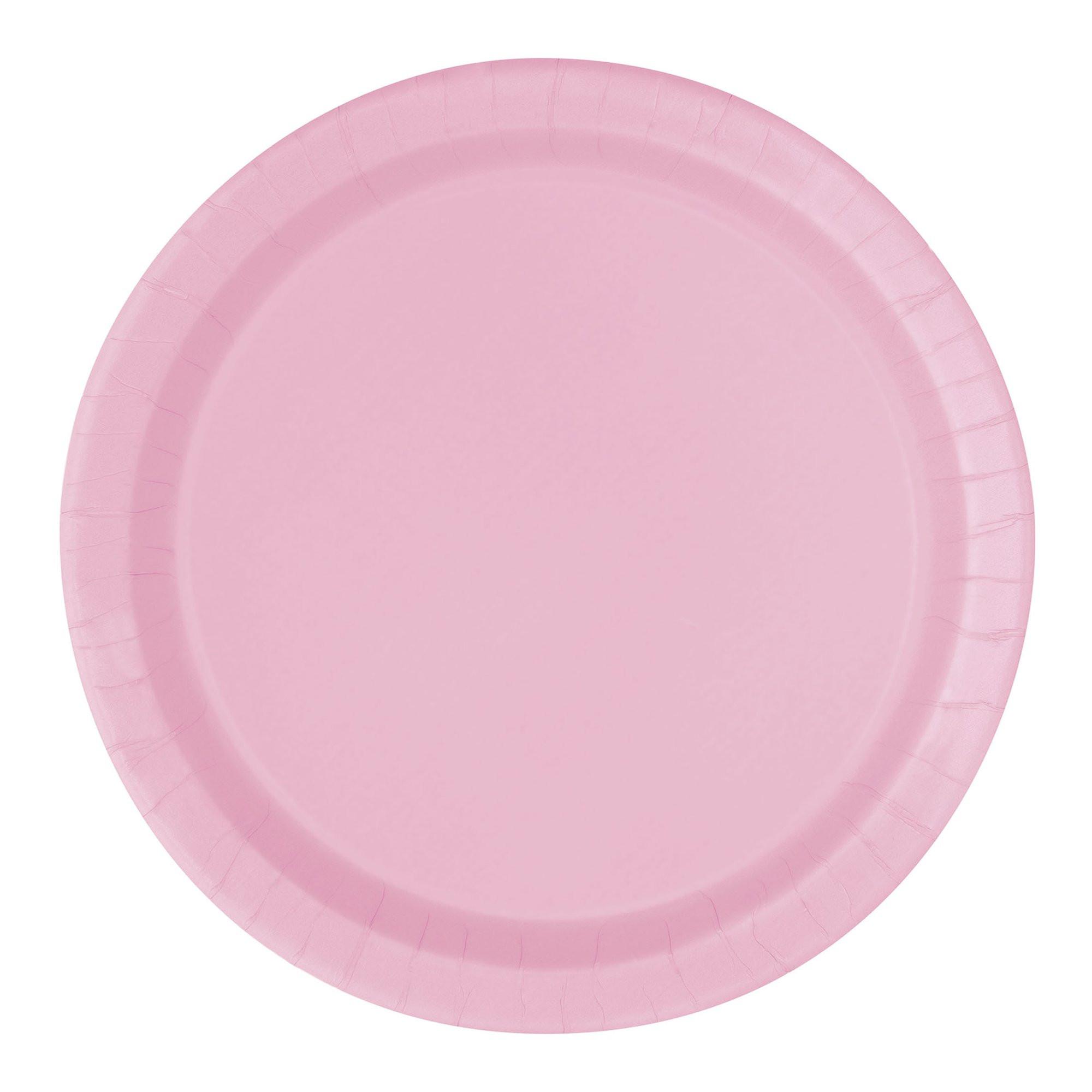 Way to Celebrate! Light Pink Paper Dinner Plates, 9in, 20ct - Walmart.com | Walmart (US)