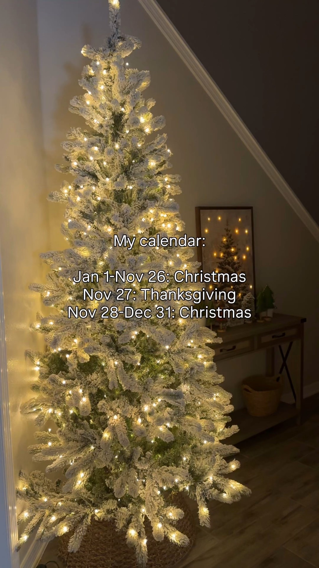 The first tree is officially up 🎄✨
This beauty is from @kingofchristmas￼ — the 8’ King Flock® Slim Artificial Christmas Tree with 700 Warm White LED Lights and she’s giving holiday magic already 😍

Christmas trees | king of Christmas | holiday decor | Christmas home | festive season | home styling | winter decor | Christmas tree ideas | holiday inspiration | holiday home finds | Christmas lights | cozy home | home for the holidays 

#LTKHome #LTKSeasonal #LTKHoliday