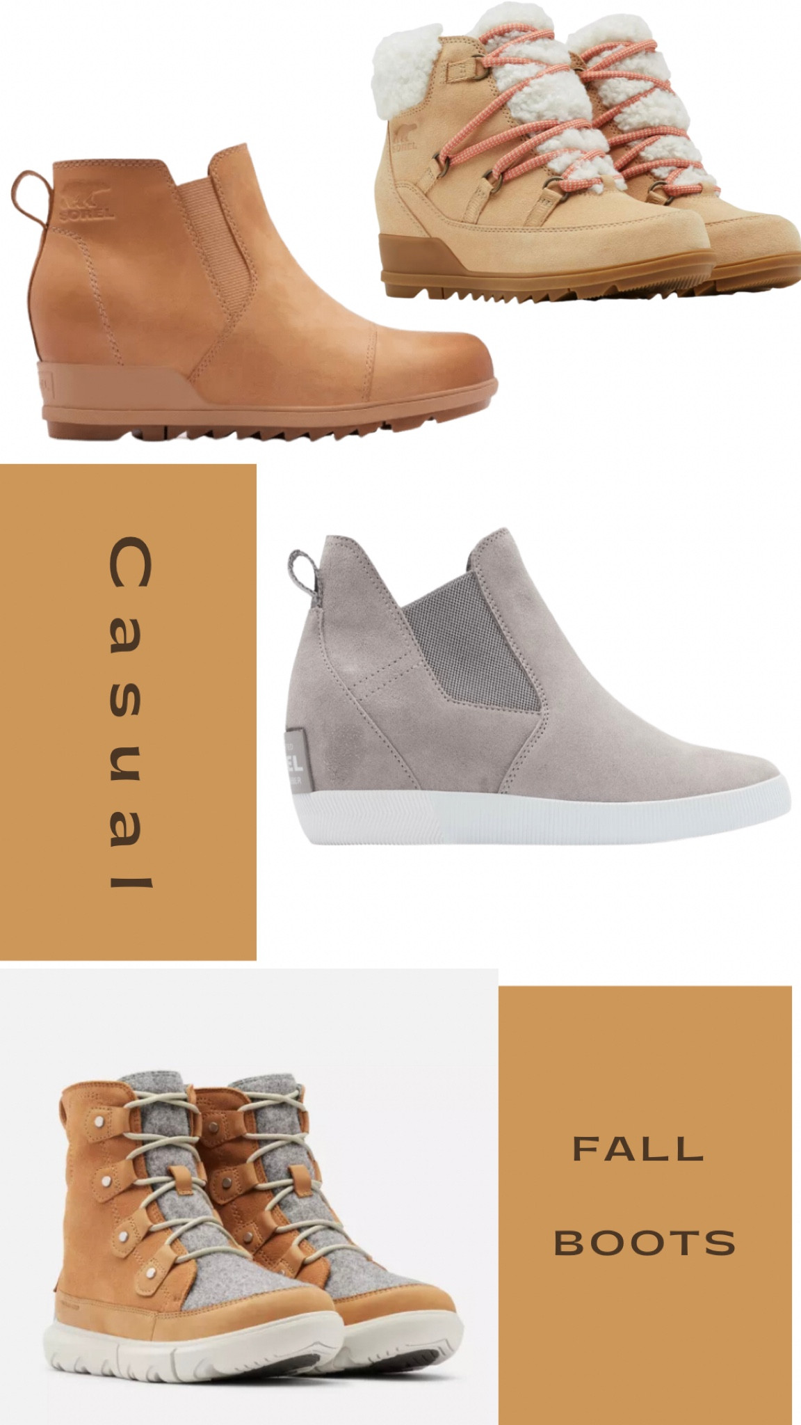 I’m all for a casual fall/winter casual boot! All of these are spring verified, and also come in multiple other shades for all the color seasons! 

#LTKshoecrush #LTKHoliday #LTKSeasonal