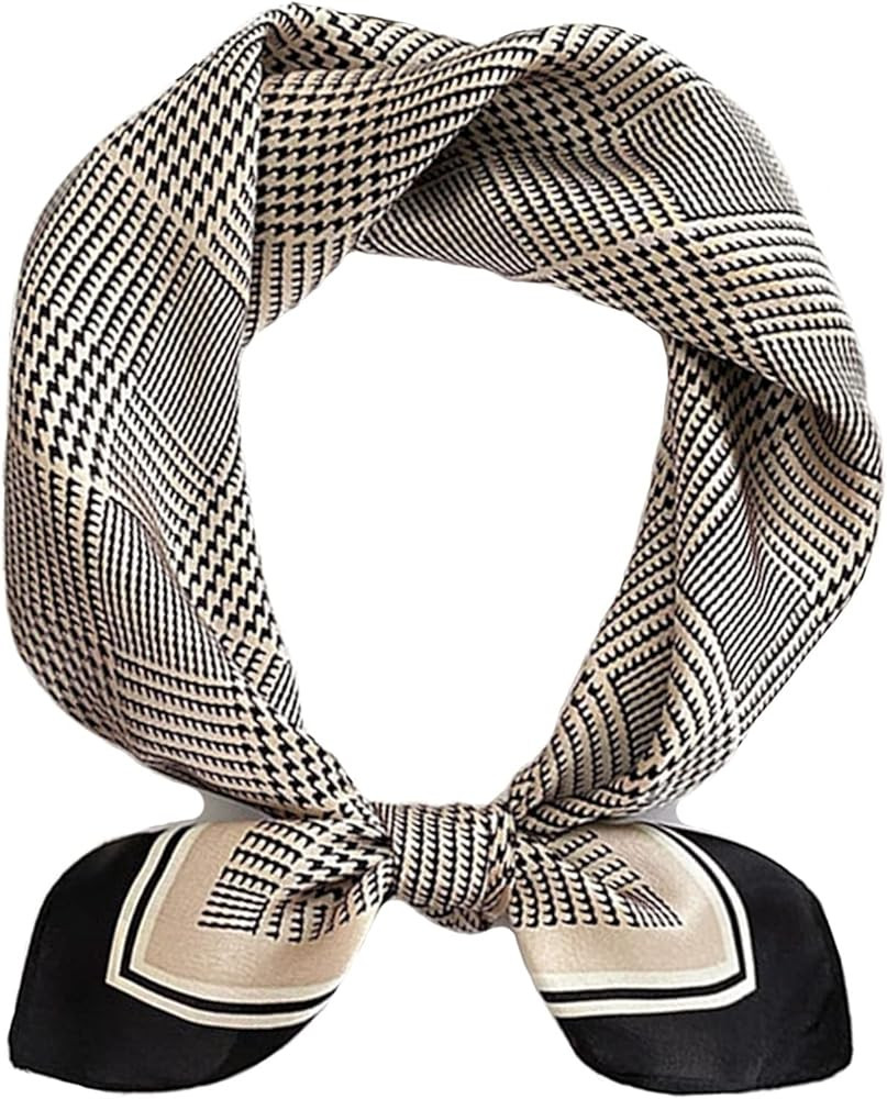 Roizsx Fashion Hair Scarf for Women Lightweight Silk Feeling Head Scarves Square Bandanas 27.5× ... | Amazon (US)