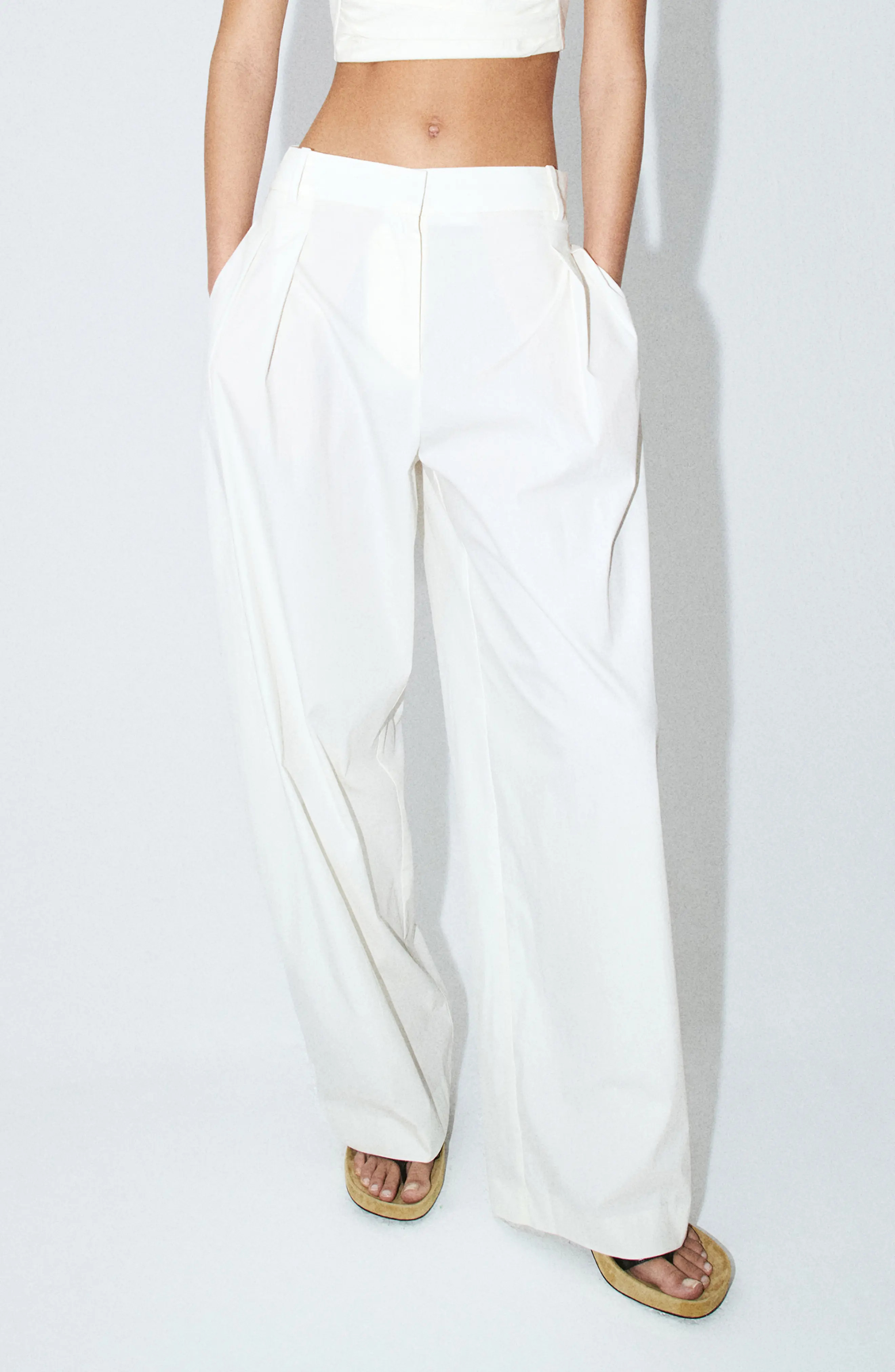 Starring Hailey Bieber Kash Cotton Blend Pants (Women) | Nordstrom | Nordstrom