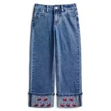 Gogo Star Girls Embroidered Cherry Straight Leg Jean, Size 5–18 - Walmart.com | Walmart (US)