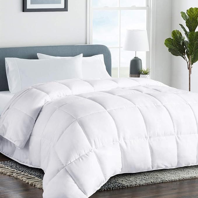 COHOME All Season Queen Size Cooling Comforter，Fluffy Down Alternative Comforter - Quilted Duve... | Amazon (US)