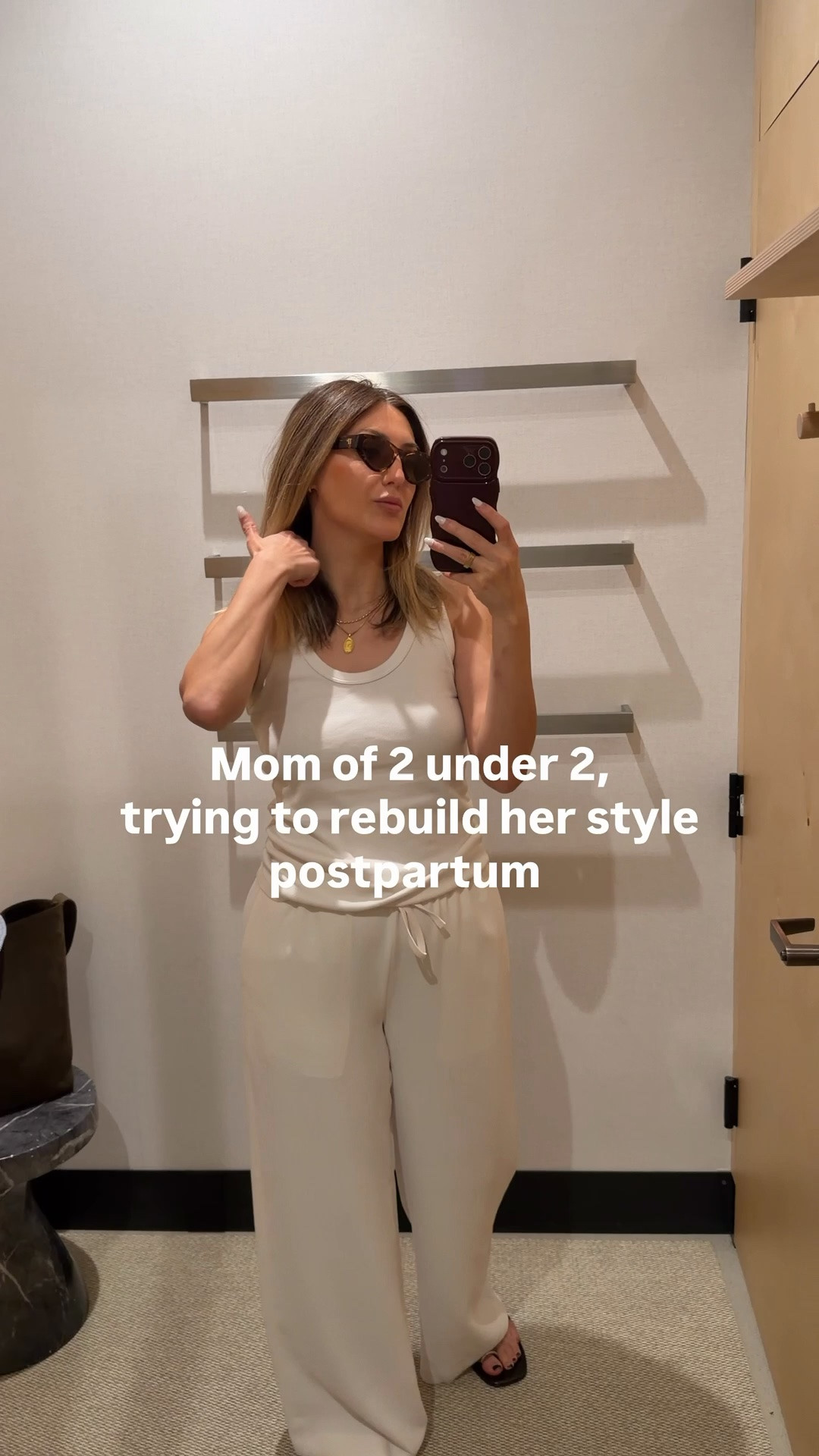 Aritzia sale is happening so time to stock up! 

Trying to rebuild my wardrobe postpartum 💁🏼‍♀️ I’ve been gravitating toward pieces that feel easy, comfortable, and still a little elevated… things I can wear chasing toddlers, running errands, or just feeling like myself again.

In order: 
The lodge pant- Medium Reg Light Birch 
Bucket hat - small 
Cotton t-shirt Pegasus - Small, white 
Cotton t-shirt function- XS, white 
Black top - small
Black shorts - small , mid thigh 
Button-up linen shirt & pants small 

#postpartumstyle #aritziatryon #summerstyle #postpartum

Basics 
Travel
The perfect white tee 
Comfortable lounge pants
Aritzia sale 
Aritzia summer sale 
Aritzia try on
Basics

#LTKmomlife #LTKvlog #LTKdayinmylife