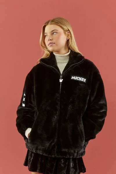 Disney Mickey Mouse Zip-Up Jacket | Forever 21 | Forever 21 (US)
