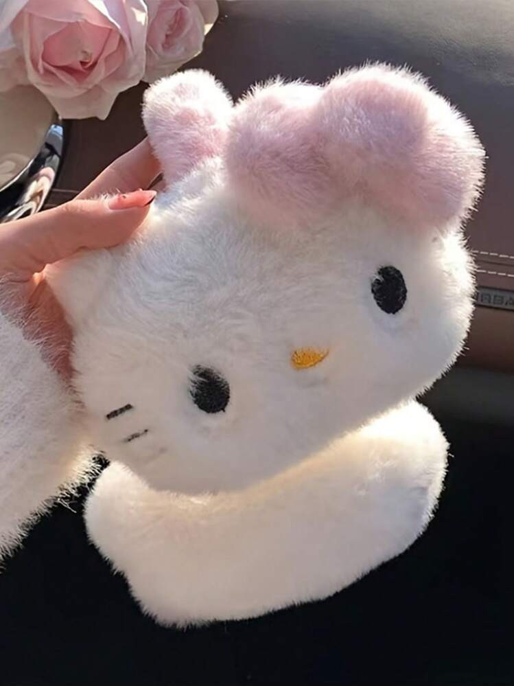 Sanrio 1 Stück Sanrio Plüsch Ohrwärmer mit Schleife - Hello Kitty Damen Winter Süß Warm Ohre... | SHEIN