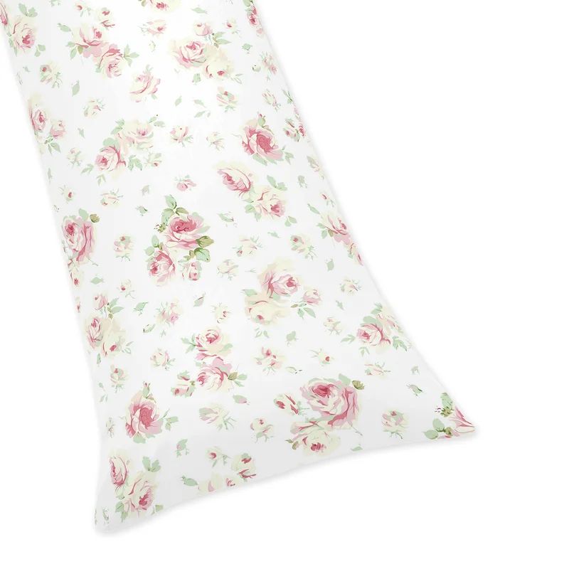 Riley's Roses Floral Body Pillow Case | Wayfair North America