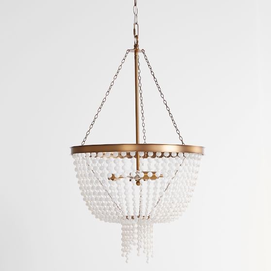 Glass Beaded Chandelier | Pottery Barn Teen