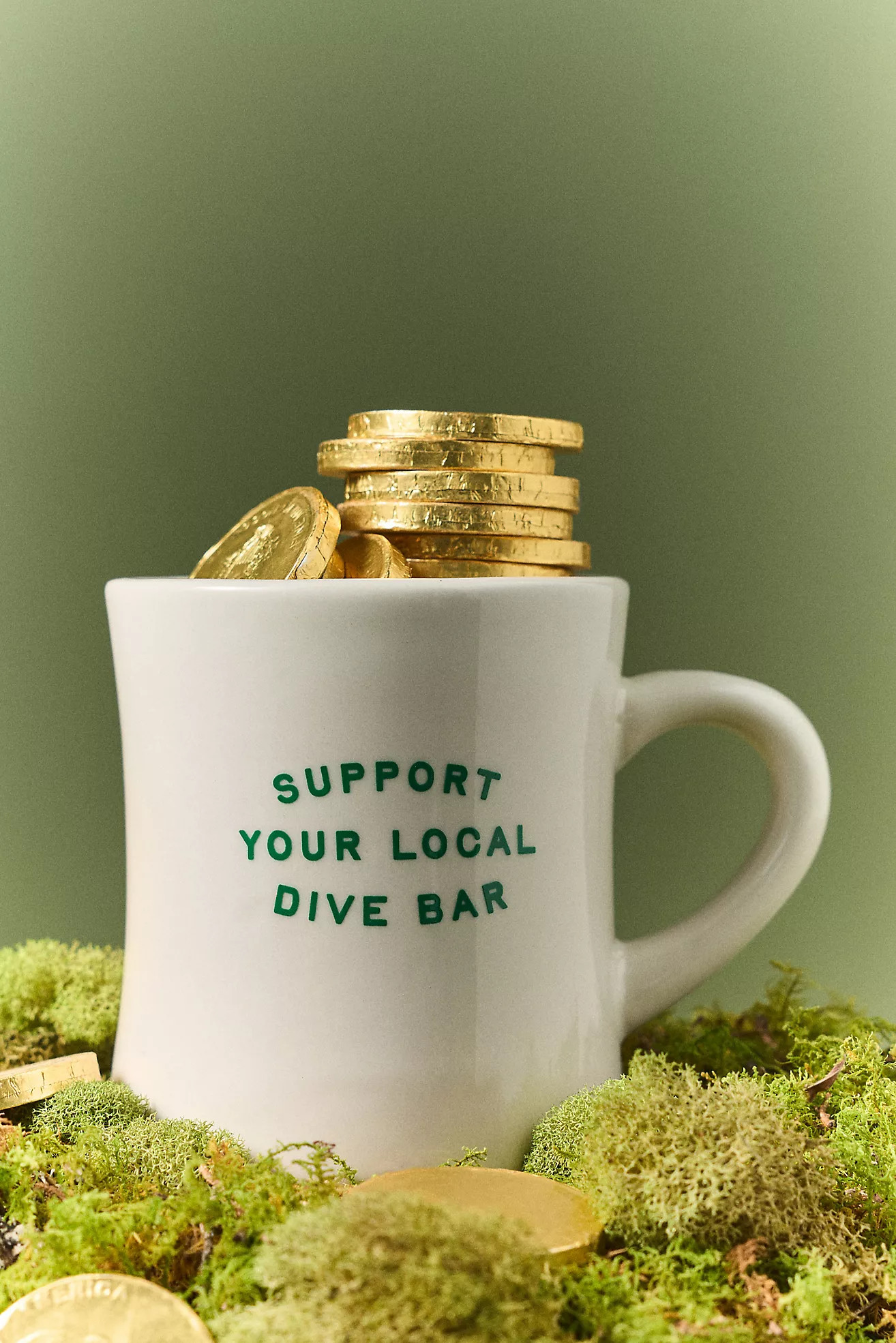 Alice & Wonder Support Your Local Stoneware Mug | Anthropologie (US)