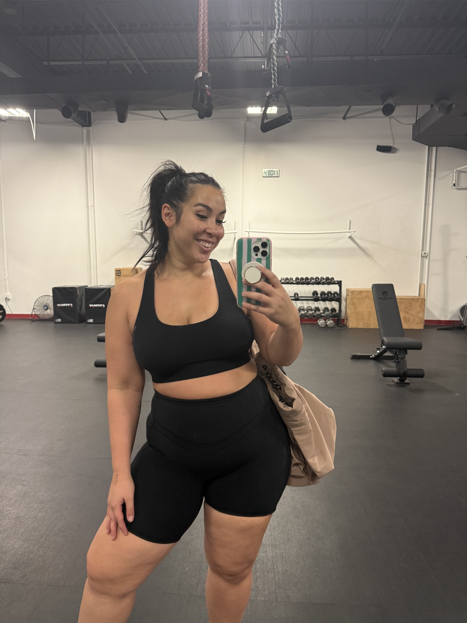 The best amazon set, these shorts will not roll down! Supportive waist & belly. Midsize Amazon workout set! Size XL! Workout outfit, Amazon activewear, matching active set, workout leggings 

 #LTKSeasonal #LTKMidsize