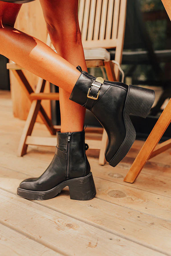 The Adriel Faux Leather Boot | Impressions Online Boutique