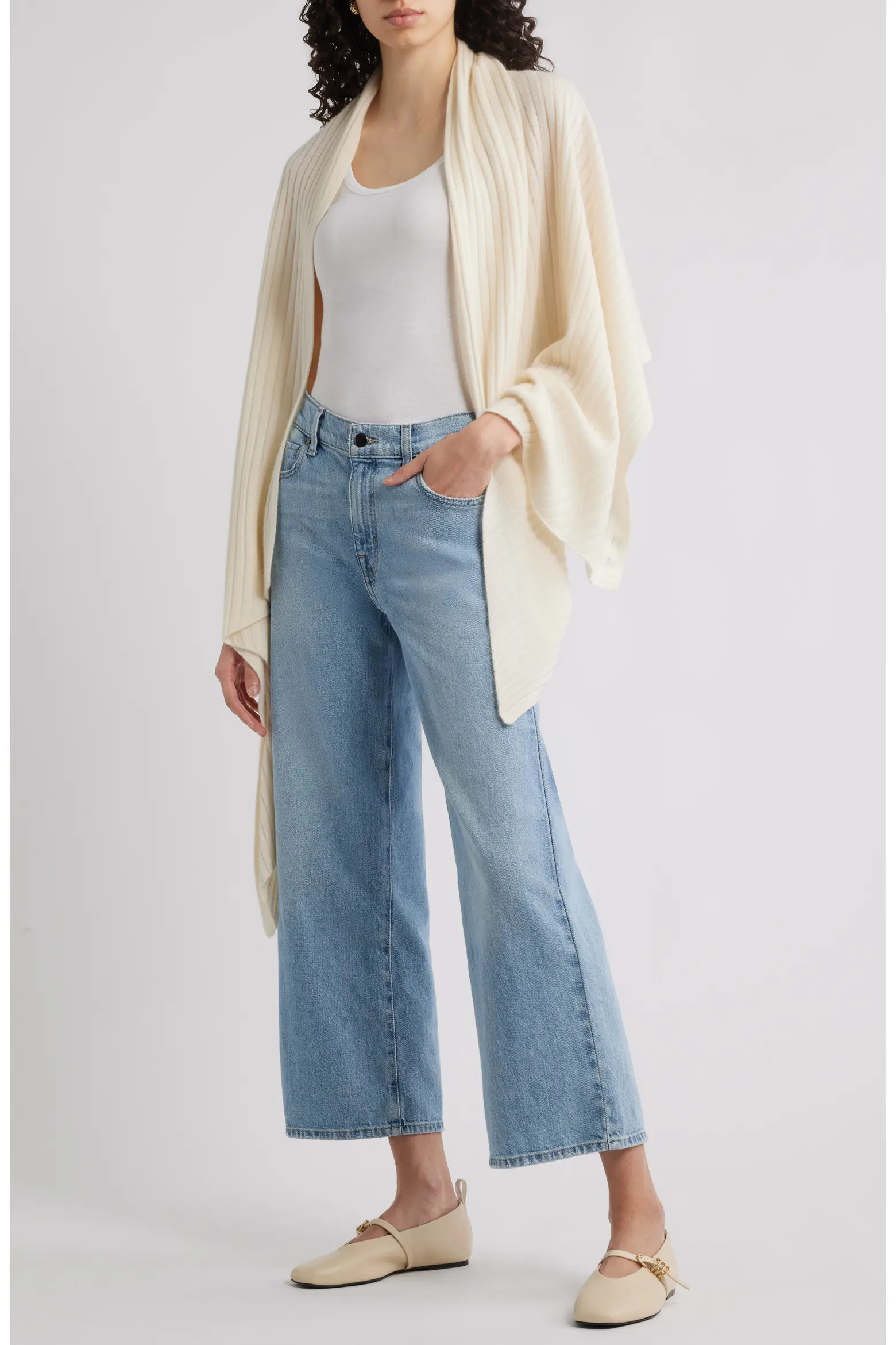 Rib Cashmere Travel Wrap (Women) | Nordstrom | Nordstrom