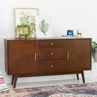 Mid-Century Modern Wood Console TV Stand for TVs up to 65" | Target