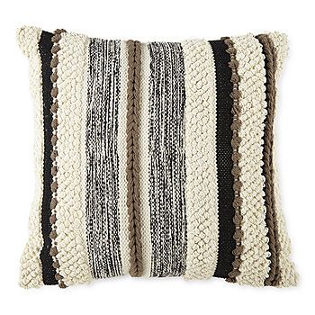 Linden Street Nubby Stripe Square Throw PillowShop All Linden Street | JCPenney