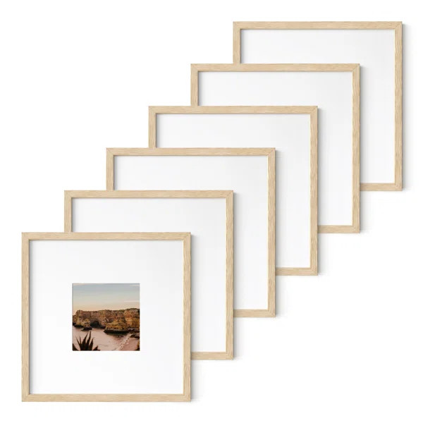 Jaushua Wood Picture Frame - Set of 6 (Set of 6) | Wayfair North America