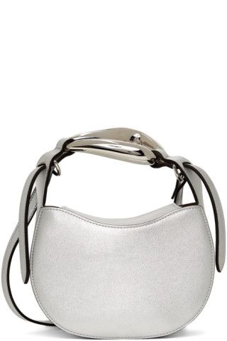 Silver Small Kiss Bag | SSENSE