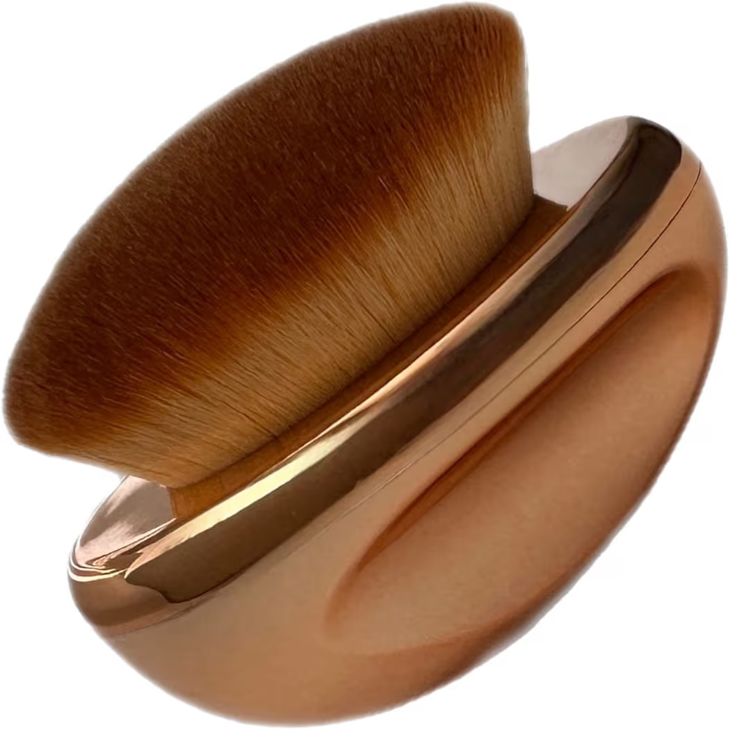 Foundation Brush Palm Makeup SOFT Kabuki Dome Shaped Face Body Shimmer Oil SPF Blush Bronzer High... | Amazon (US)