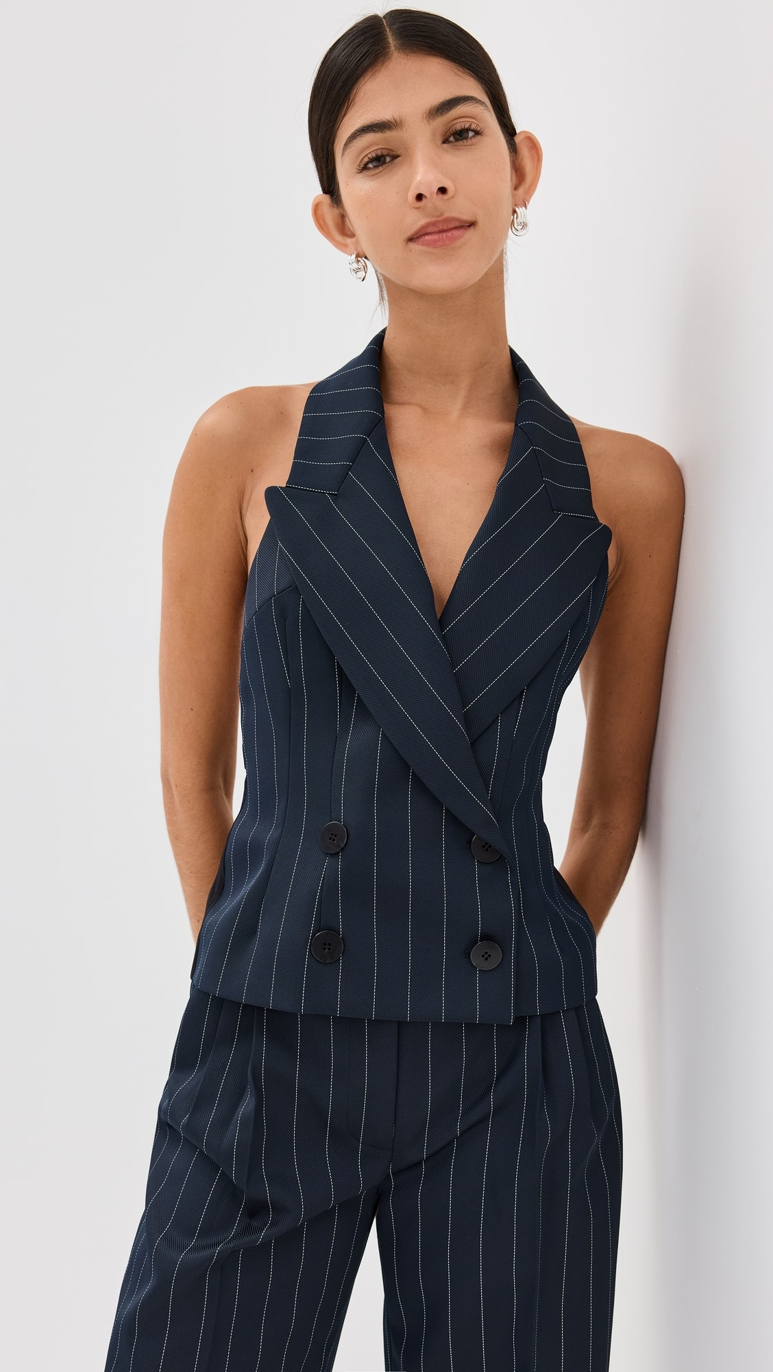 Tailored Halter Vest | Shopbop