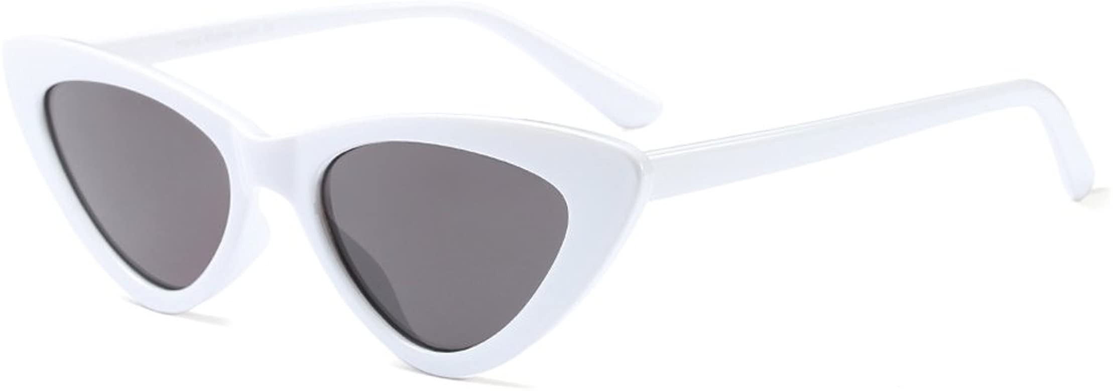 BOZEVON Femme Lunettes De Soleil Triangle - UV400 Lunettes Cateye Rétro Vintage Œil de Chat Lun... | Amazon (FR)