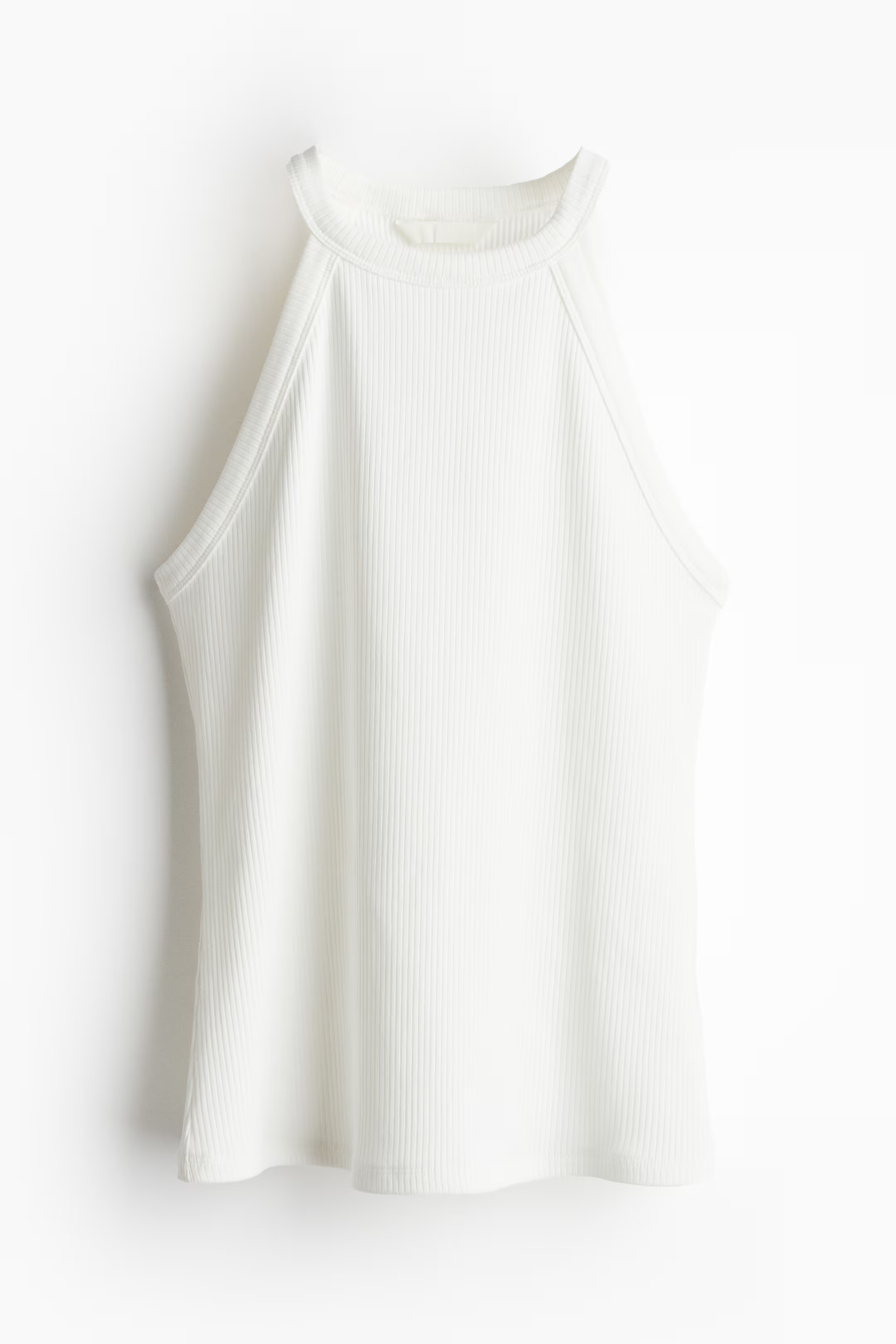 Rib Tank - White - Ladies | H&M AU | H&M (AU)