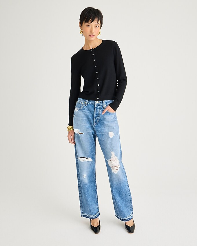 Point Sur distressed loose straight jean | J. Crew US