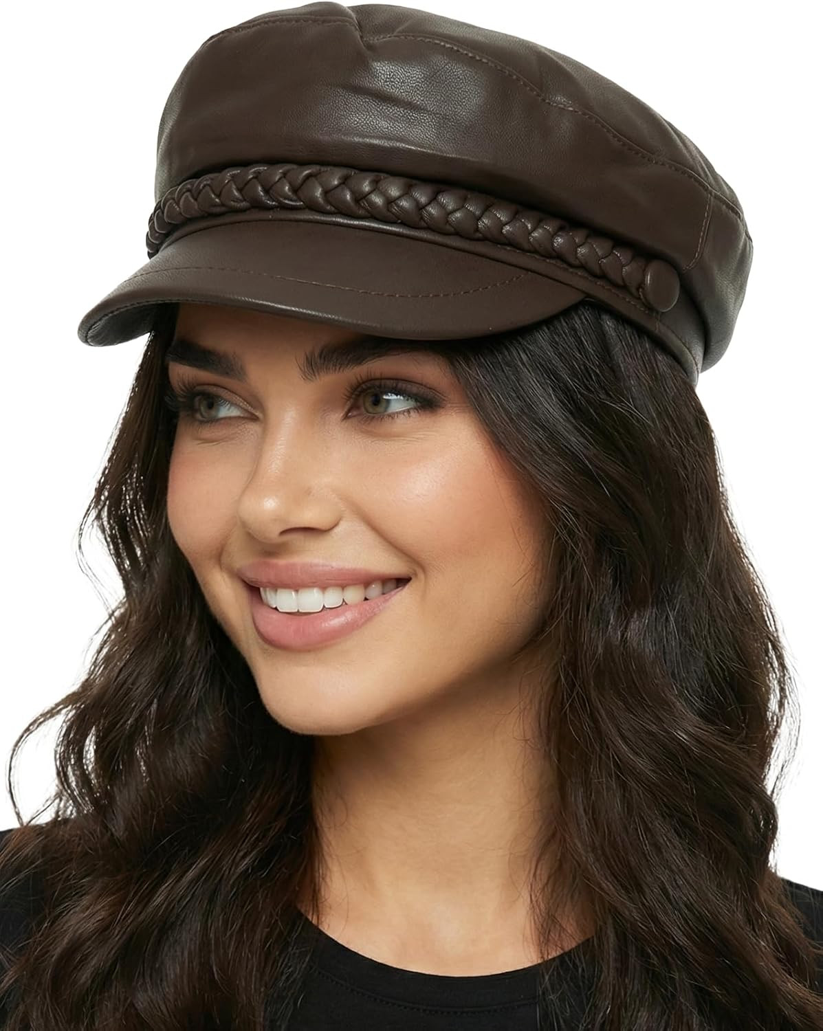 Funky Junque Greek Fisherman Newsboy Cap, Cotton Captains Bakerboy Hat | Amazon (US)