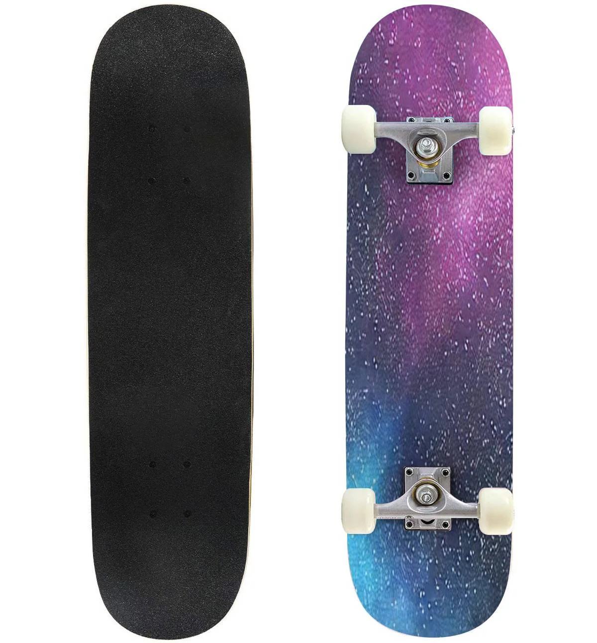 Abstract space galaxy background with stars and nebula illustration Outdoor Skateboard 31"x8" Pro... | Walmart (US)