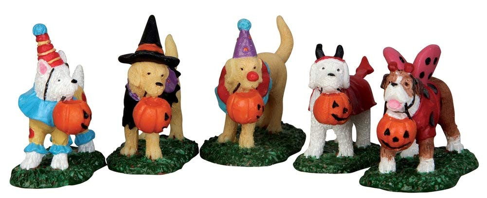 Lemax Spooky Town Trick Or Treating Dogs Set of 5 # 52301 | Amazon (US)