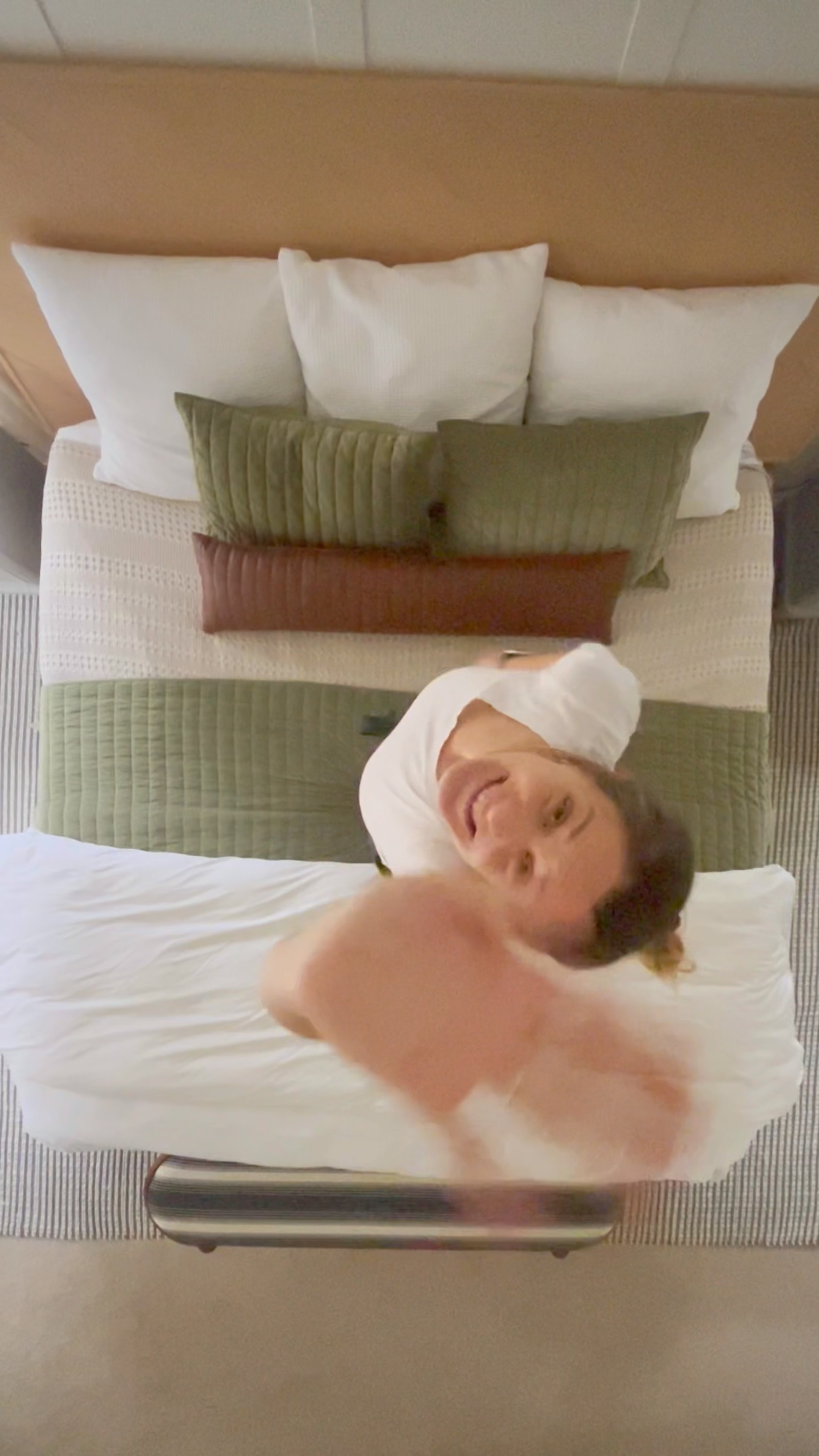 This is a Wyoming King bed 🤯 it's 7' x 7', and I was asked "how much fits in there?!". It's marketed as 'space for 3'. For us, it's just enough space that we don't wake each other up. It's by far the best investment I've made into my adult well-being! 

Bed, bedding, bedroom, target, quilt, velvet, green, leather, wood headboard, waffle blanket, bamboo sheets, cooling mattress pad, throw blanket, home

 

#LTKhome #LTKfamily #LTKVideo