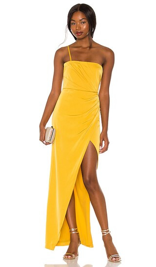 Magnus Gown in Goldenrod | Revolve Clothing (Global)