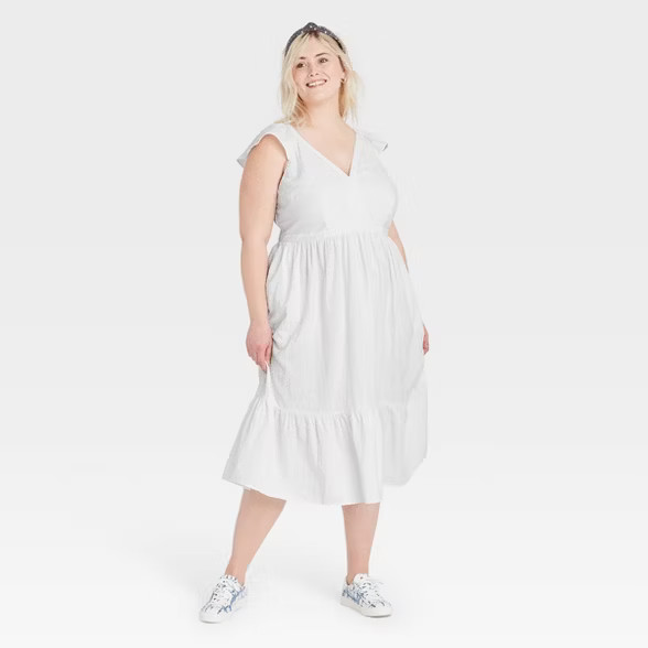 Women's Ruffle Tank Dress - Universal Thread™ | Target