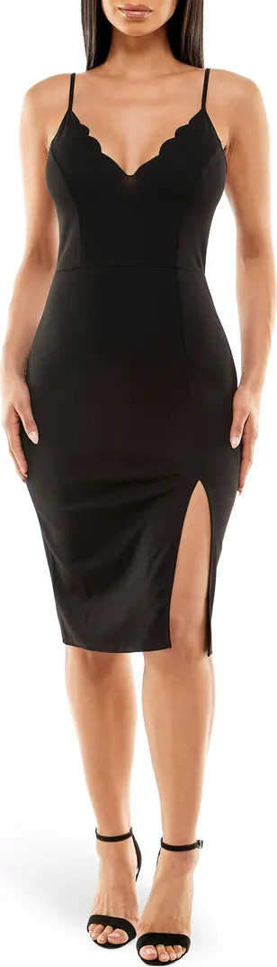 Scallop Trim Bodycon Dress | Nordstrom Rack