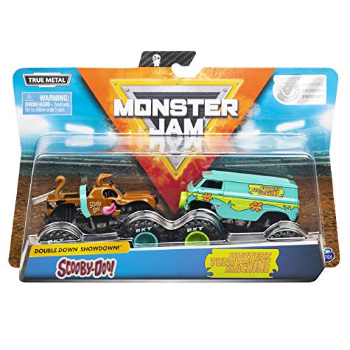 Monster Jam, Official Scooby Doo vs. Mysterty Machine Die-Cast Monster Trucks, 1:64 Scale, 2 Pack | Amazon (US)