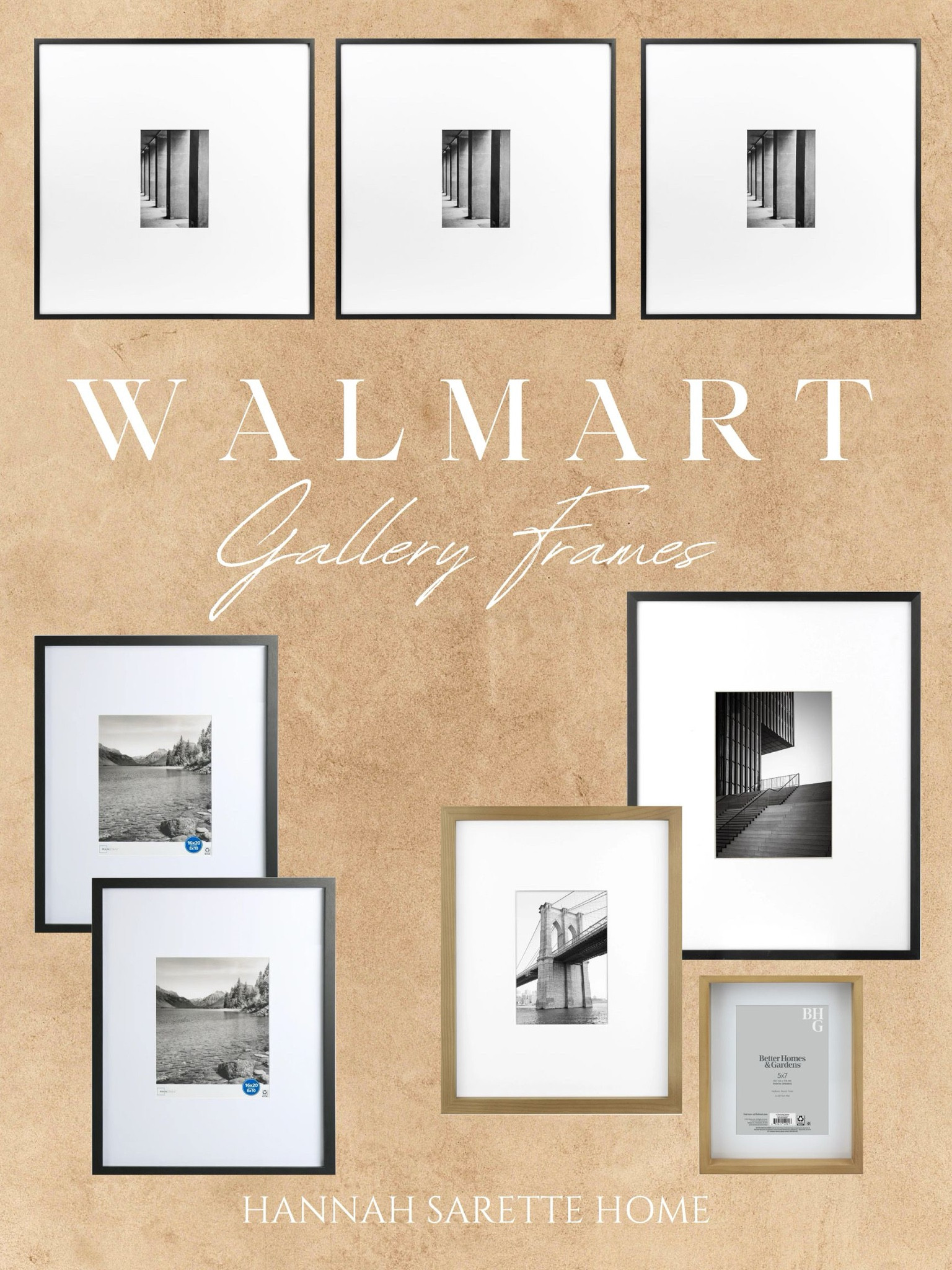 Walmart has the best selection of gallery frames for a fraction of the designer price! I’ve rounded up the best they offer. 

#LTKHome #LTKFindsUnder50