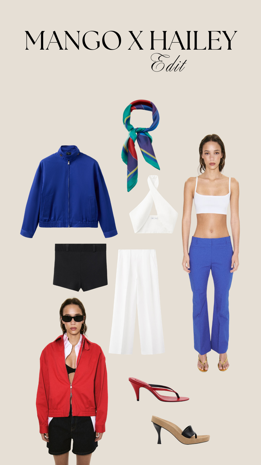 The Mango X Hailey Bieber collab is live!

mango, mango haul, mango edit, spring fashion, summer fashion, vacation outfits, holiday outfits, euro summer, resort wear, capsule wardrobe, color pop, cobalt blue, red jacket, white trousers, black shorts, silk scarf, white tote bag, flip flops, heeled sandals, chic outfit, elevated basics, minimal style, effortless style  

 #LTKuk #LTKspring #LTKeurope