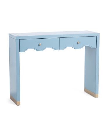 42in Two Drawer Console Table | TJ Maxx