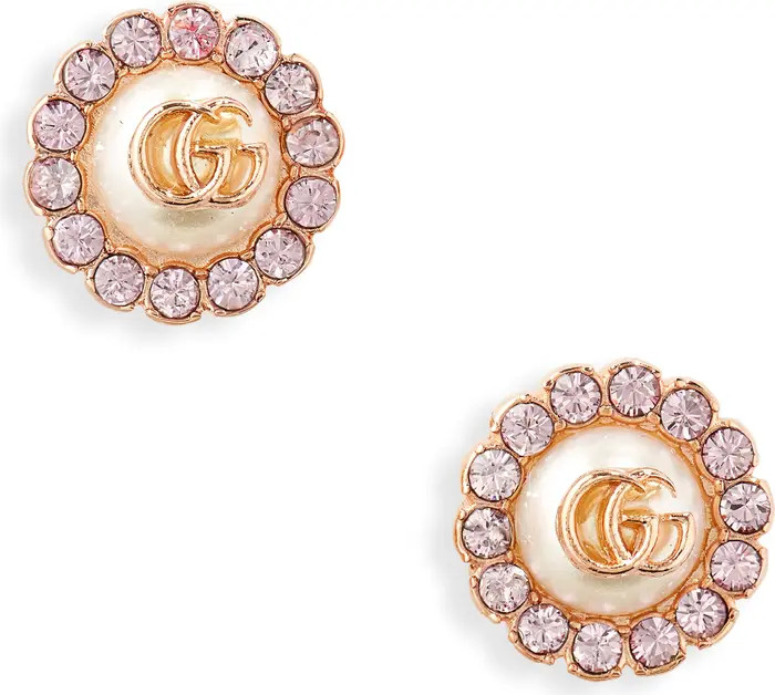 Gucci Double-G Flower Stud Earrings | Nordstrom | Nordstrom