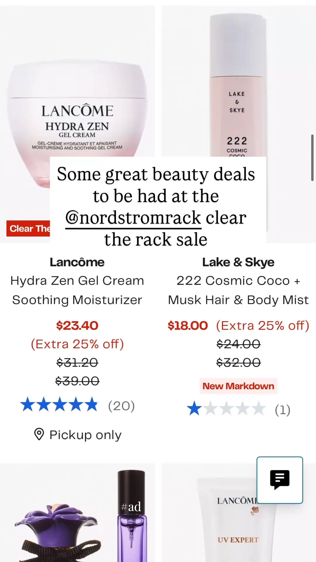 @nordstromrack #ad

Some great beauty steals to be found

#LTKOver40 #LTKSaleAlert #LTKBeauty