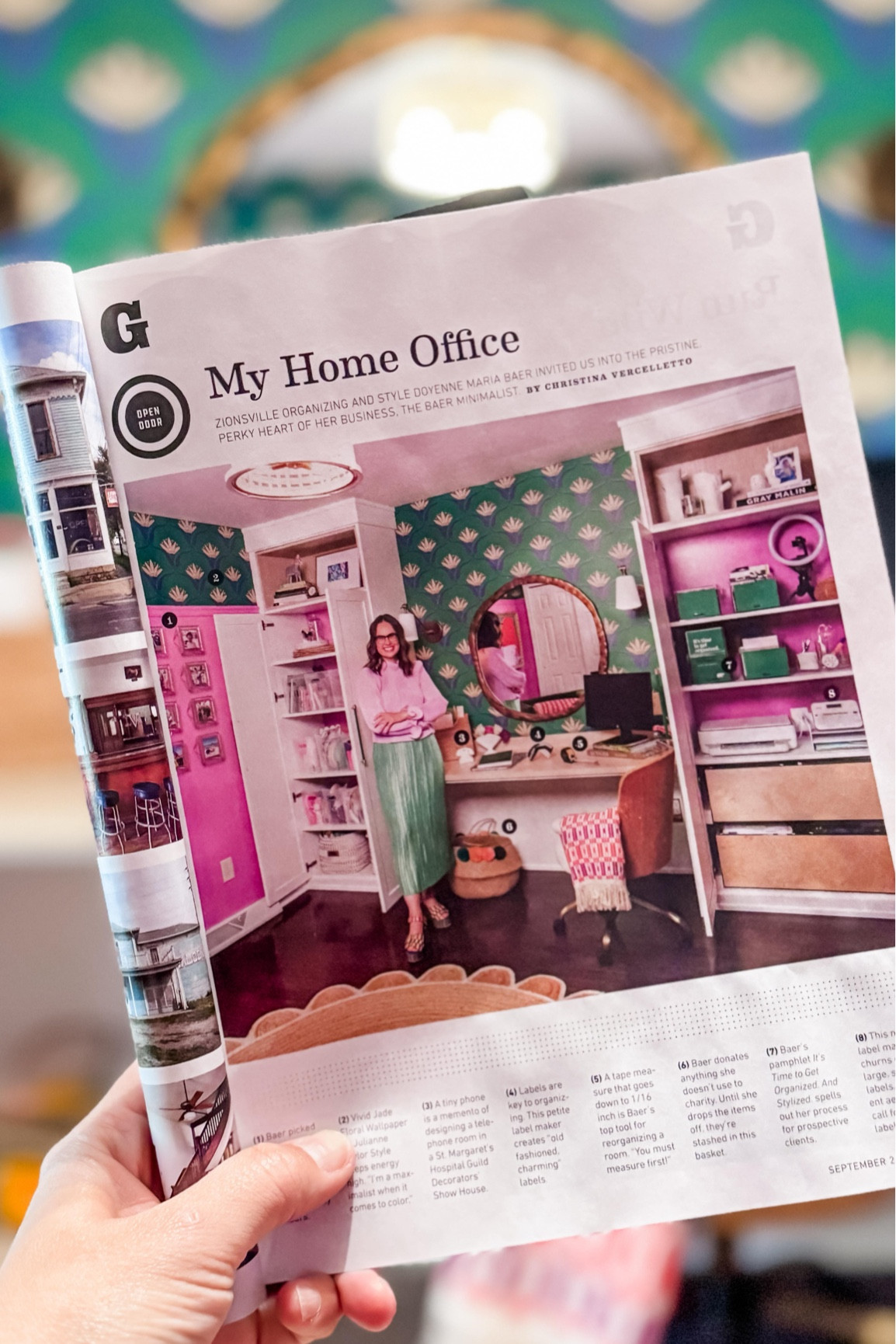 My favorite @indymonthly issue of the year is hitting mailboxes and newsstands this week…Best Restaurants! But this one is even more special because they asked me to open the doors to my favorite space at home for their Open Door feature.

Which space to choose?? It was an easy choice - my home office is the headquarters for @thebaerminimalist and couldn’t be more “me.” It’s a space that I love spending time in as I work to grow our business and deliver impeccable service to the hundreds of clients who have trusted us to organize their homes over the years.

This week marks seven years since I hit “publish” on my website and started organizing homes. I’ve worked my way through a twin pregnancy, sleepless nights with said twins, a pandemic and lots of personal growth. I’ve grown a team of smart, thoughtful, passionate humans who show up to stand out.

I’m lucky! And moments like this always make me stop in my tracks and take a moment to recognize what we’ve built!

Thank you, @indymonthly for letting me open my doors to you!! And thank you to @the_styleriot for the introduction and @kjschendel for the fun outfit that perfectly matched the decor!
