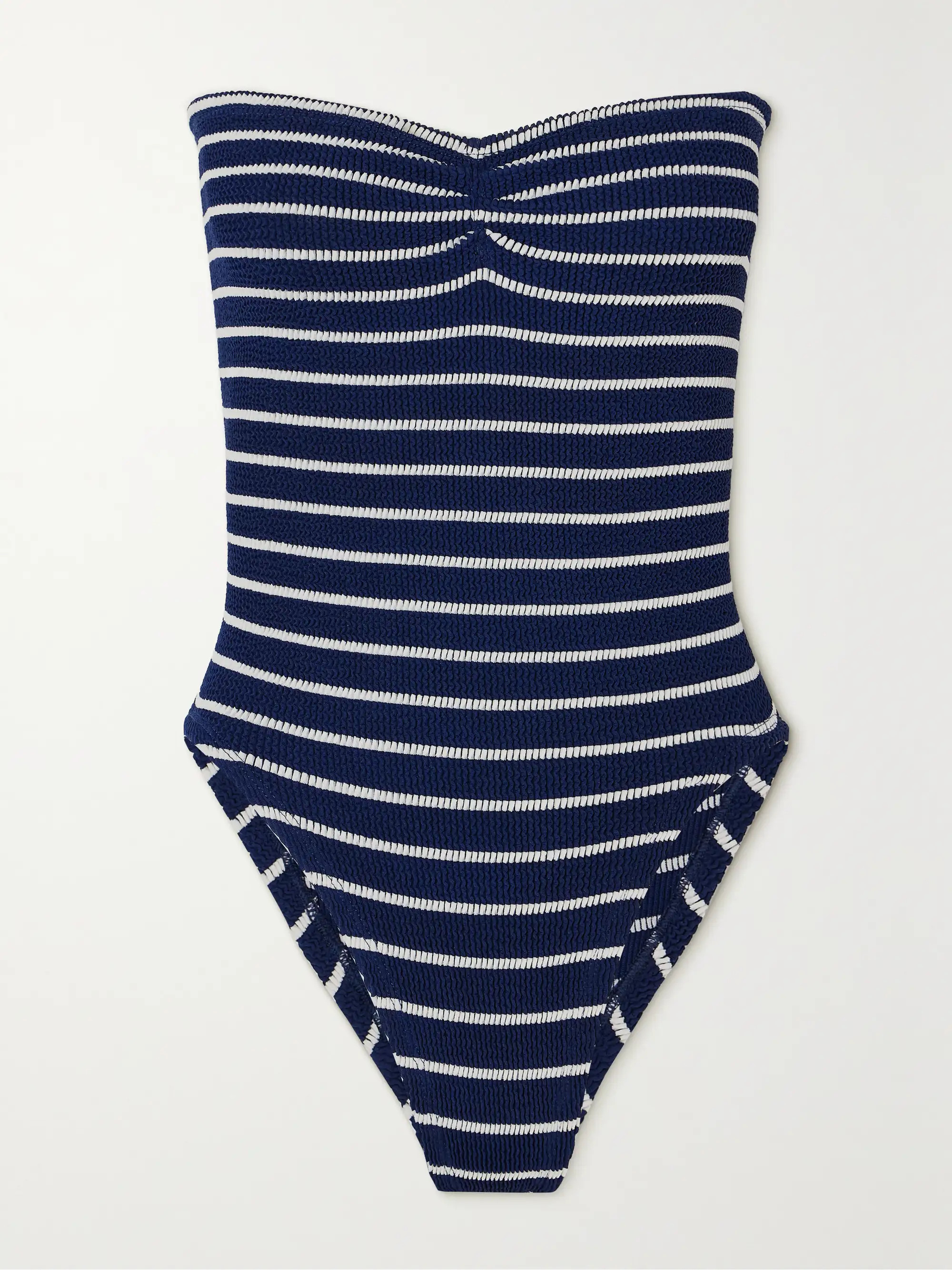 Brooke striped seersucker swimsuit | NET-A-PORTER (UK & EU)