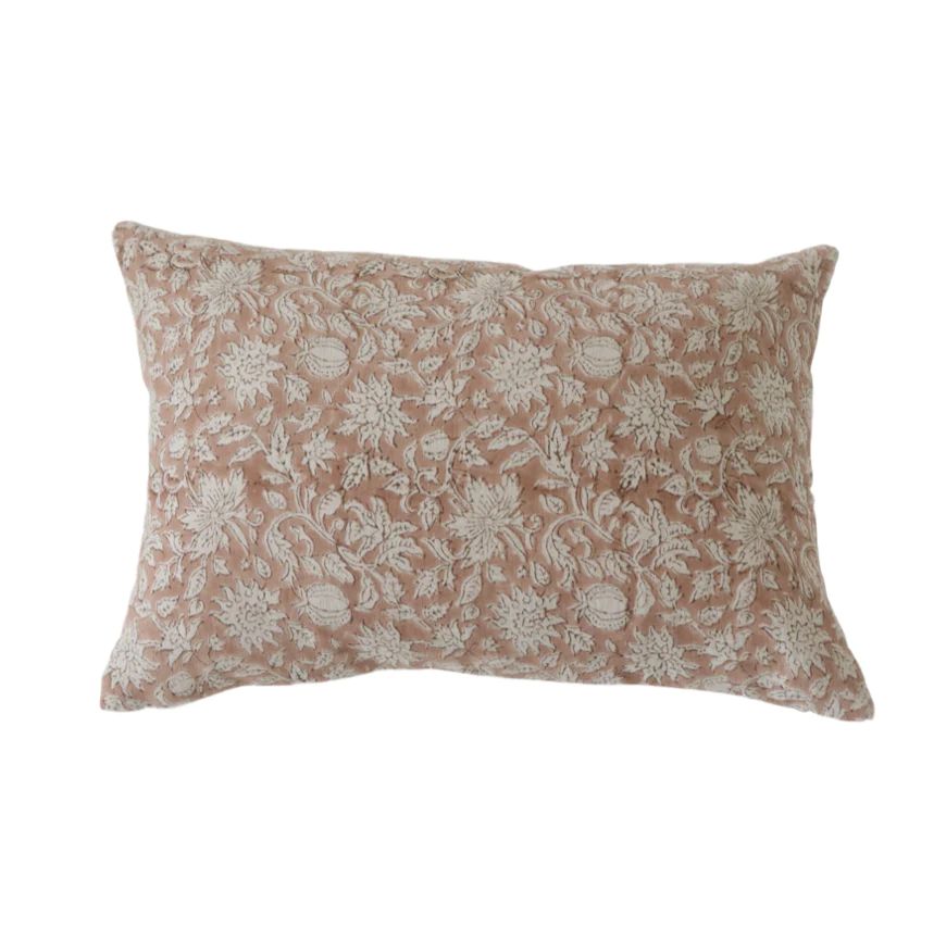 Estelle Floral Pillow Cover | Danielle Oakey Interiors INC