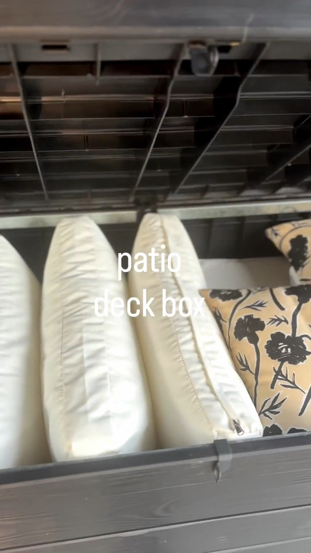 As the end of summer approaches, you need to start thinking about how you’ll store the cushions and pillows for your outdoor patio furniture!

Storage Solution  👉🏻  Deck Box !

Mine is the Keter ‘Westwood’ 150 gallon box and it fits all the cushions for a 5 seater patio set (a 3 person sofa plus two accent chairs)


.
.
#patiofurniture
#outdoorstoragesolutions 
#outdoorstorage 
#deckbox 
#keteroutdoor

#LTKSeasonal #LTKHome #LTKSwim