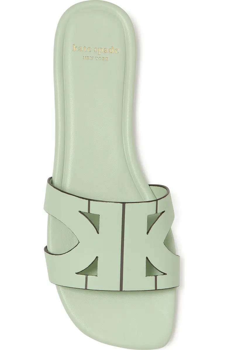 duo smooth leather slide sandal (Women) | Nordstrom