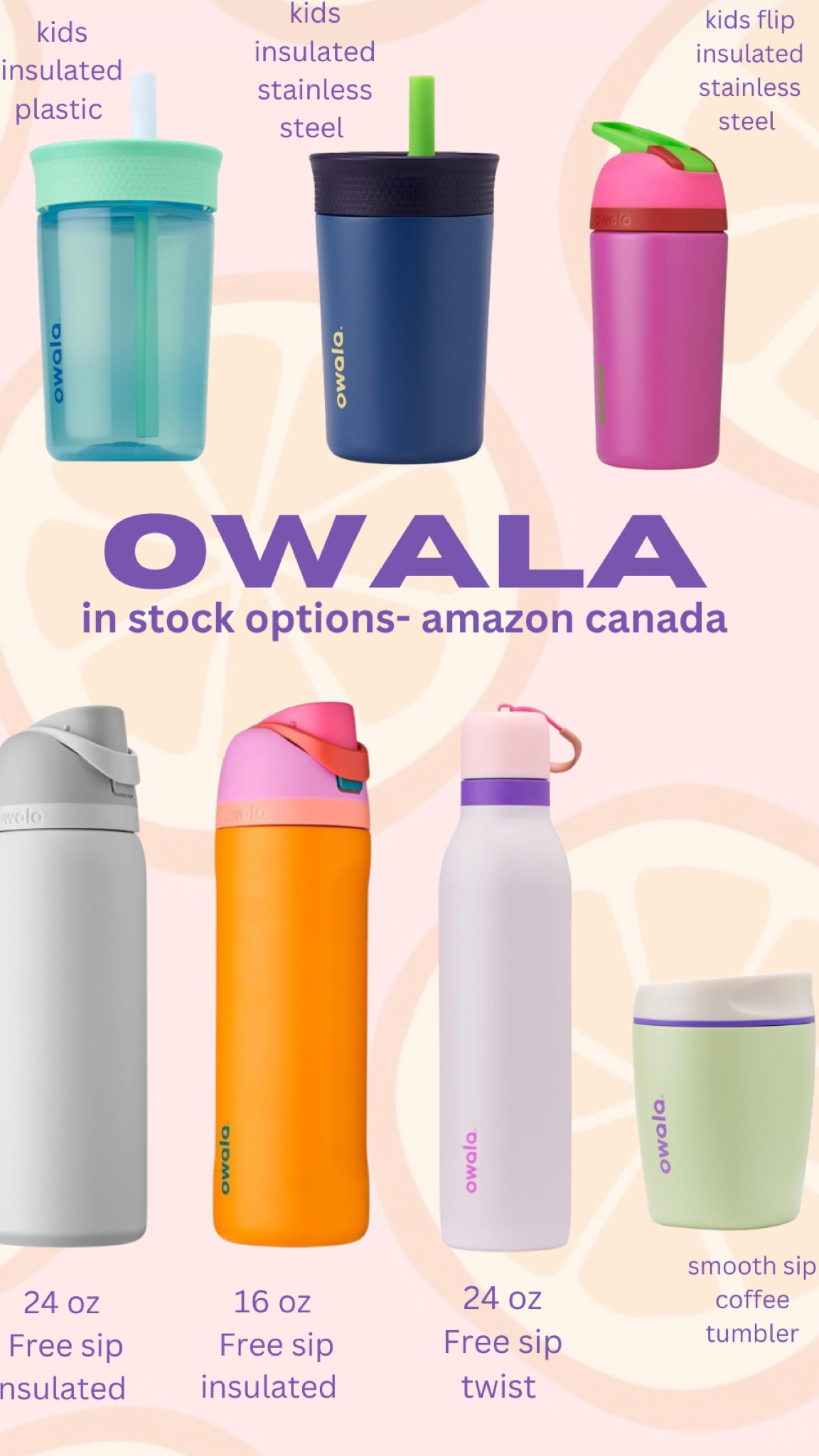 Save on shipping and with these owala bottles available on Amazon prime! 

#LTKcanada