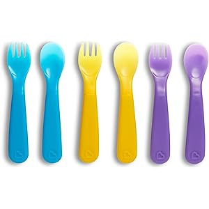 Munchkin ColorReveal Color Changing Toddler Forks & Spoons, 6 Pack | Amazon (US)