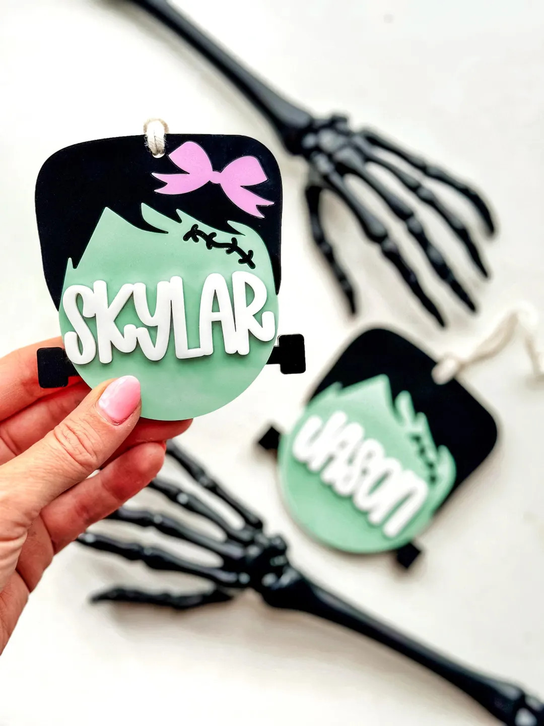 Halloween Basket Tags / Frankenstein Name Tags / Boo Basket Tags / Personalized Gift Tags / Hallo... | Etsy (US)