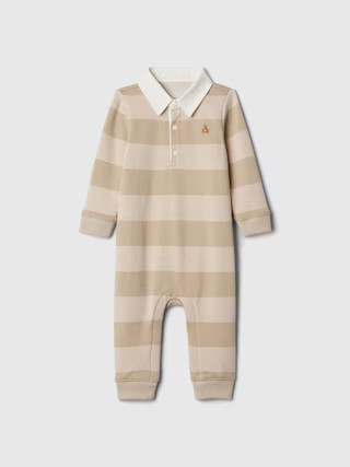Baby Vintage Soft Rugby Polo One-Piece | Gap (US)