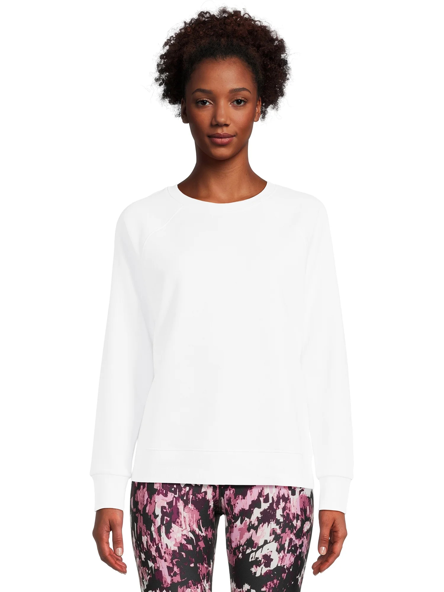 Athletic Works Women's Fleece Crewneck Sweatshirt, Sizes XS-XXXL | Walmart (US)